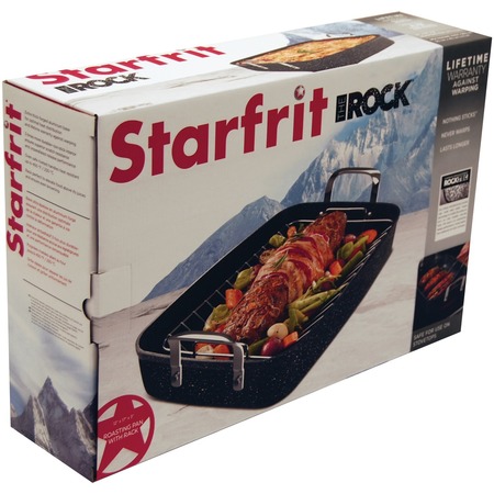 The Rock By Starfrit THE ROCK by Starfrit 17" Roaster with Rack & Stainless Steel Handles 060325-002-0000